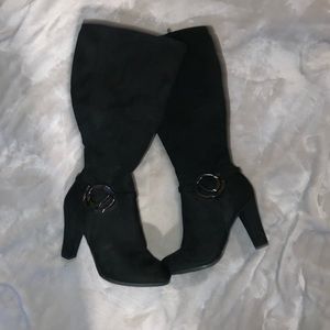 Brand New Black Heeled Boots